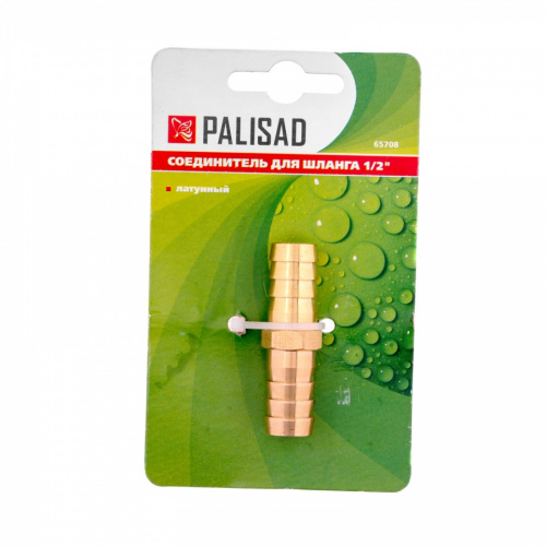 картинка Соединитель для шланга 1/2", латунный Palisad на СКС фото 2 картинка Соединитель для шланга 1/2", латунный Palisad на СКС фото 2